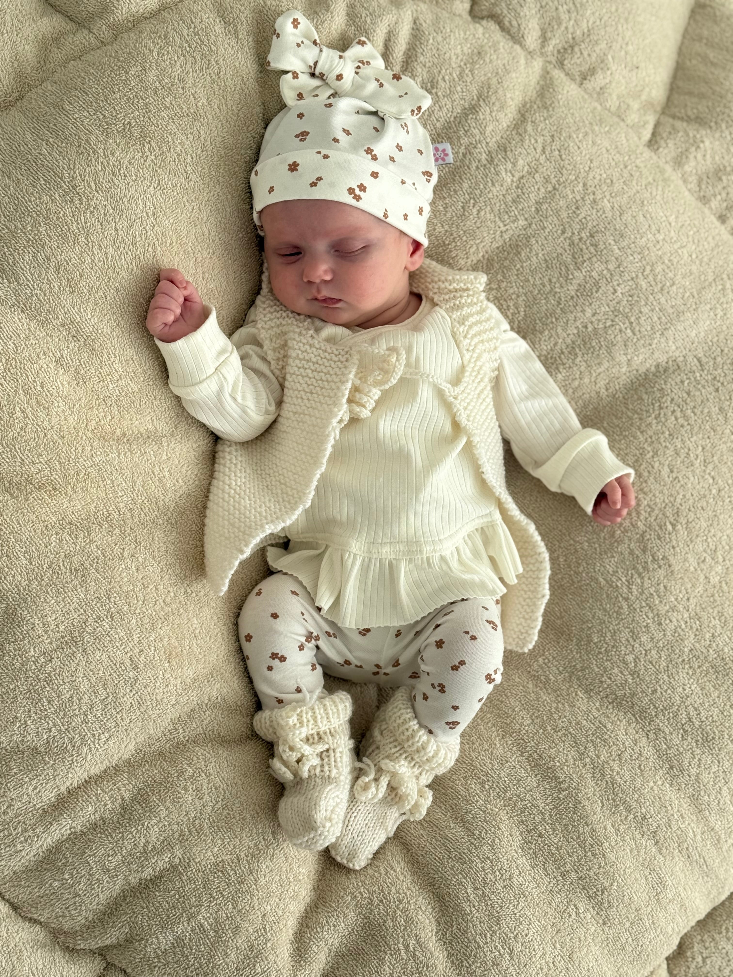 Broekje/legging - cute Flower - For Your Little Cutie