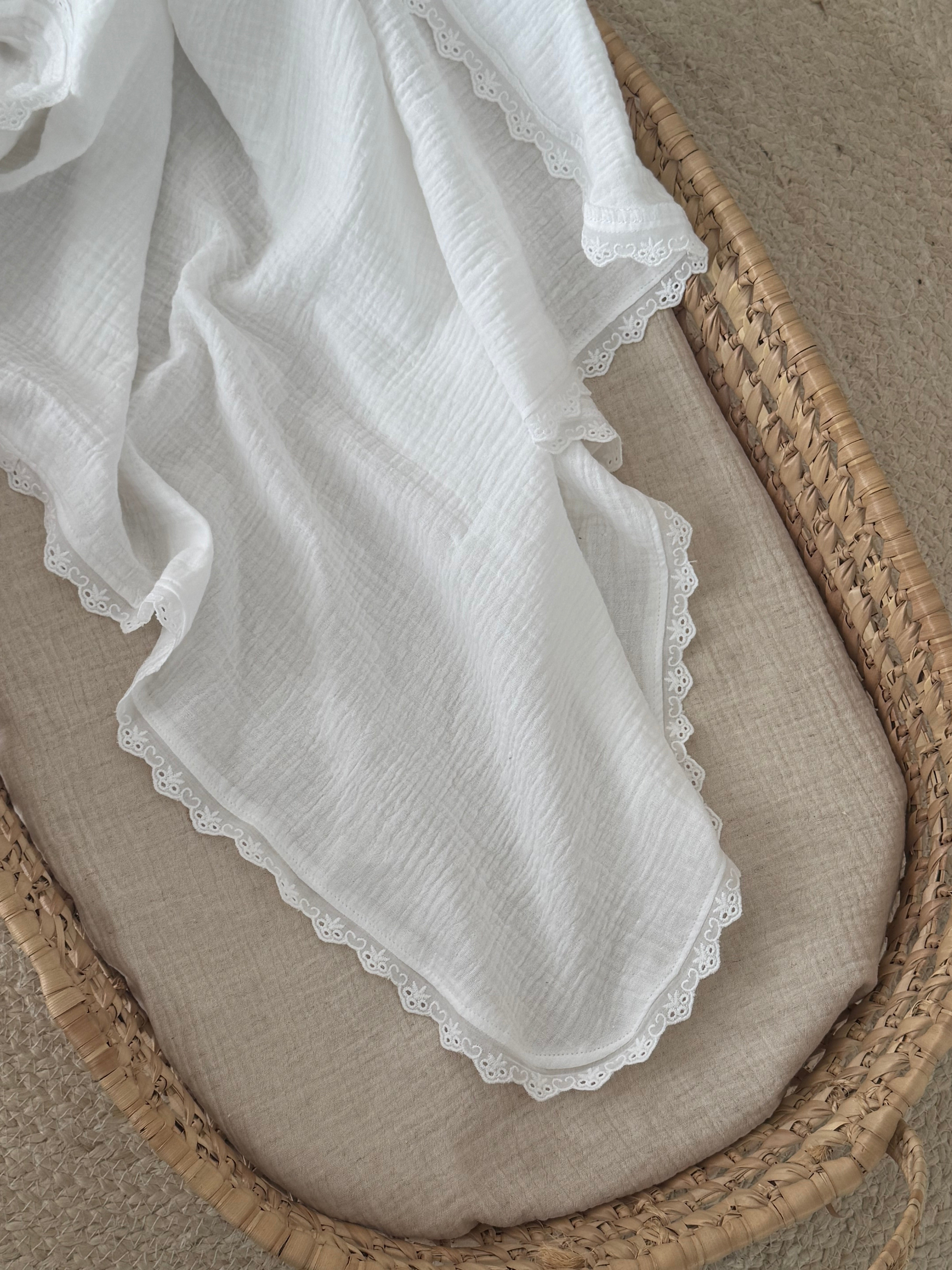 Newborn Set 5 Delig - Broderie Off White