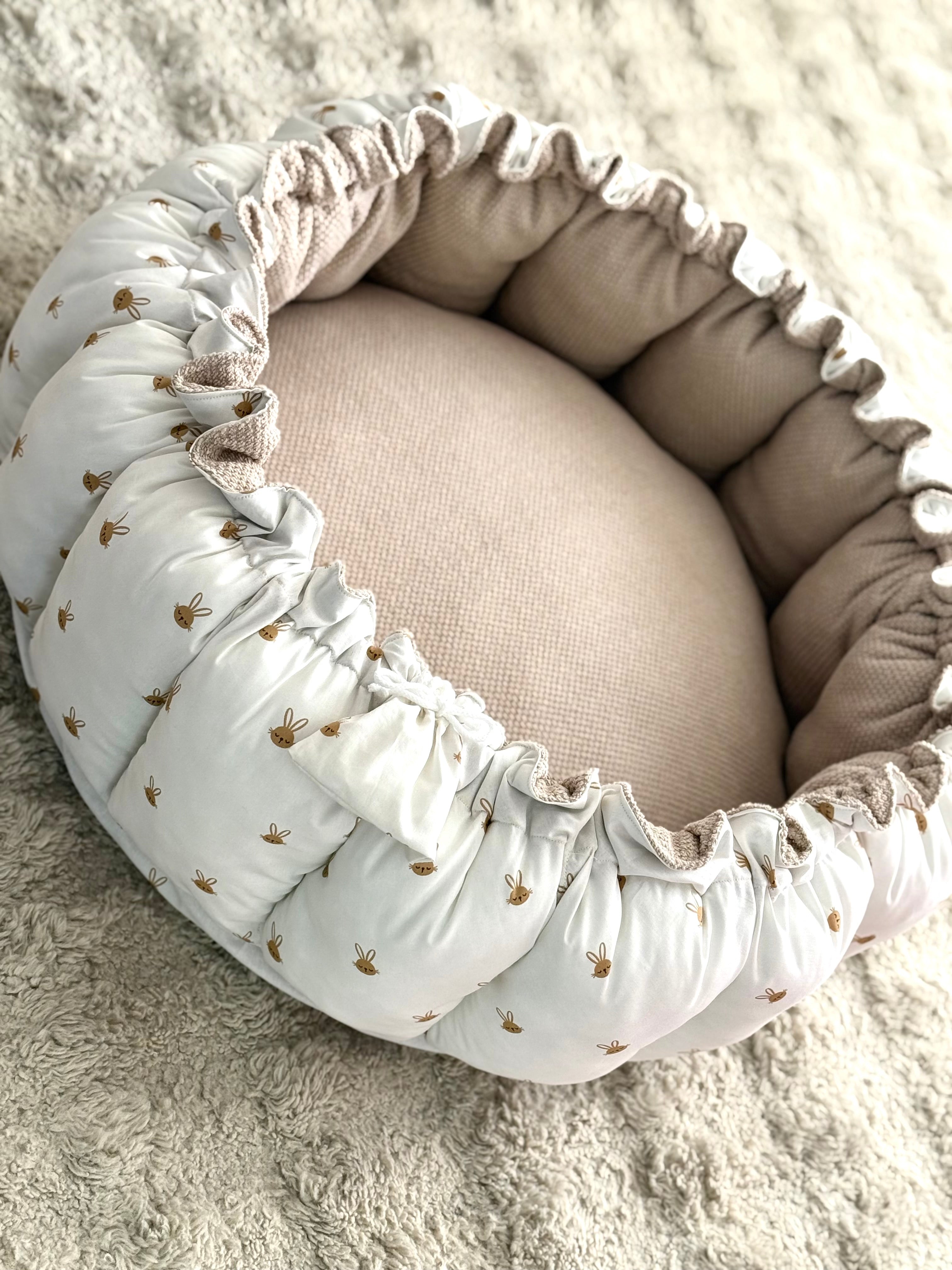 Babynest/speelkleed unisex - Konijn - For Your Little Cutie