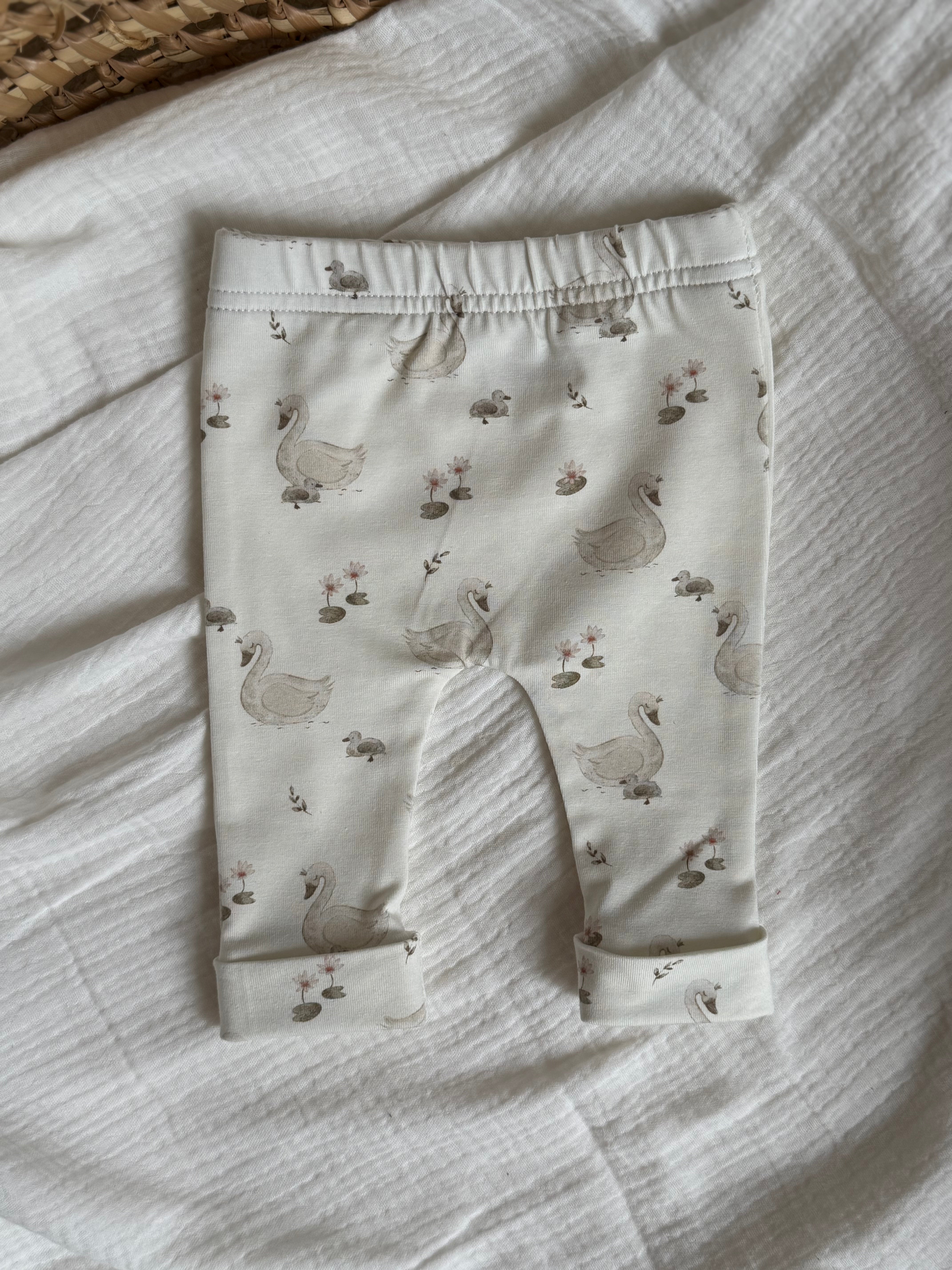 Broekje - White Swann - For Your Little Cutie