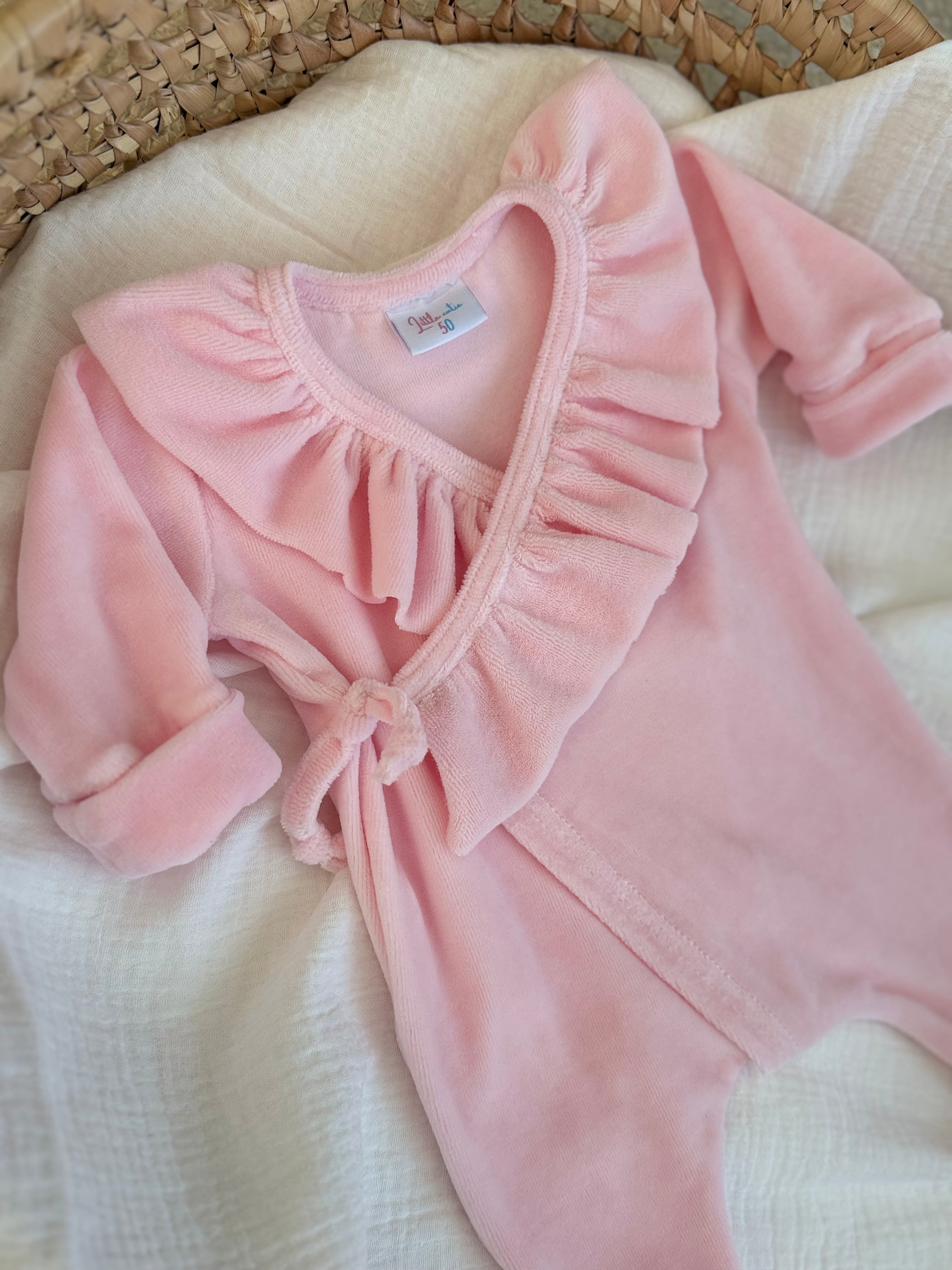 PRE-ORDER Boxpakje - velours licht roze