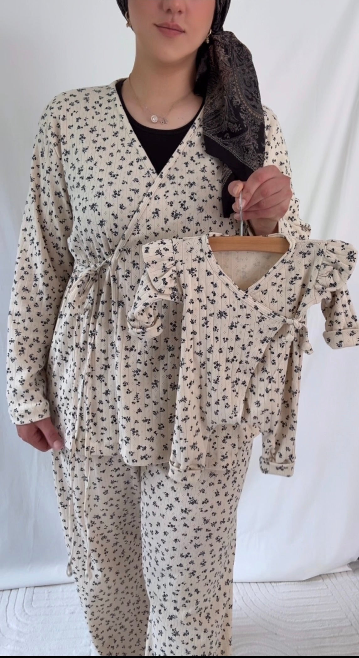 PRE-ORDER Mama Set Pointelle Mini Flower - For Your Little Cutie