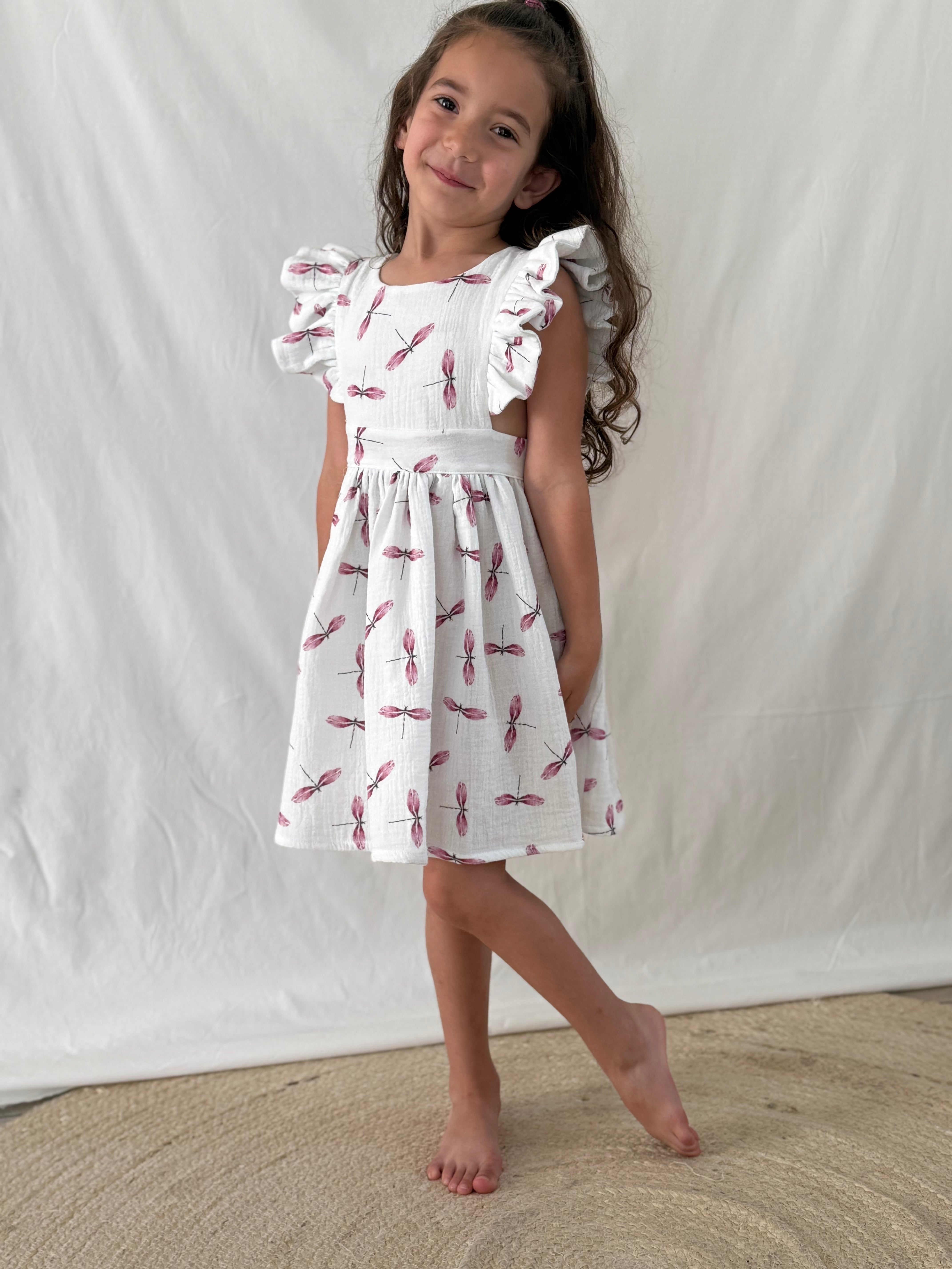 Dress roze libellen - Zomer favoriet