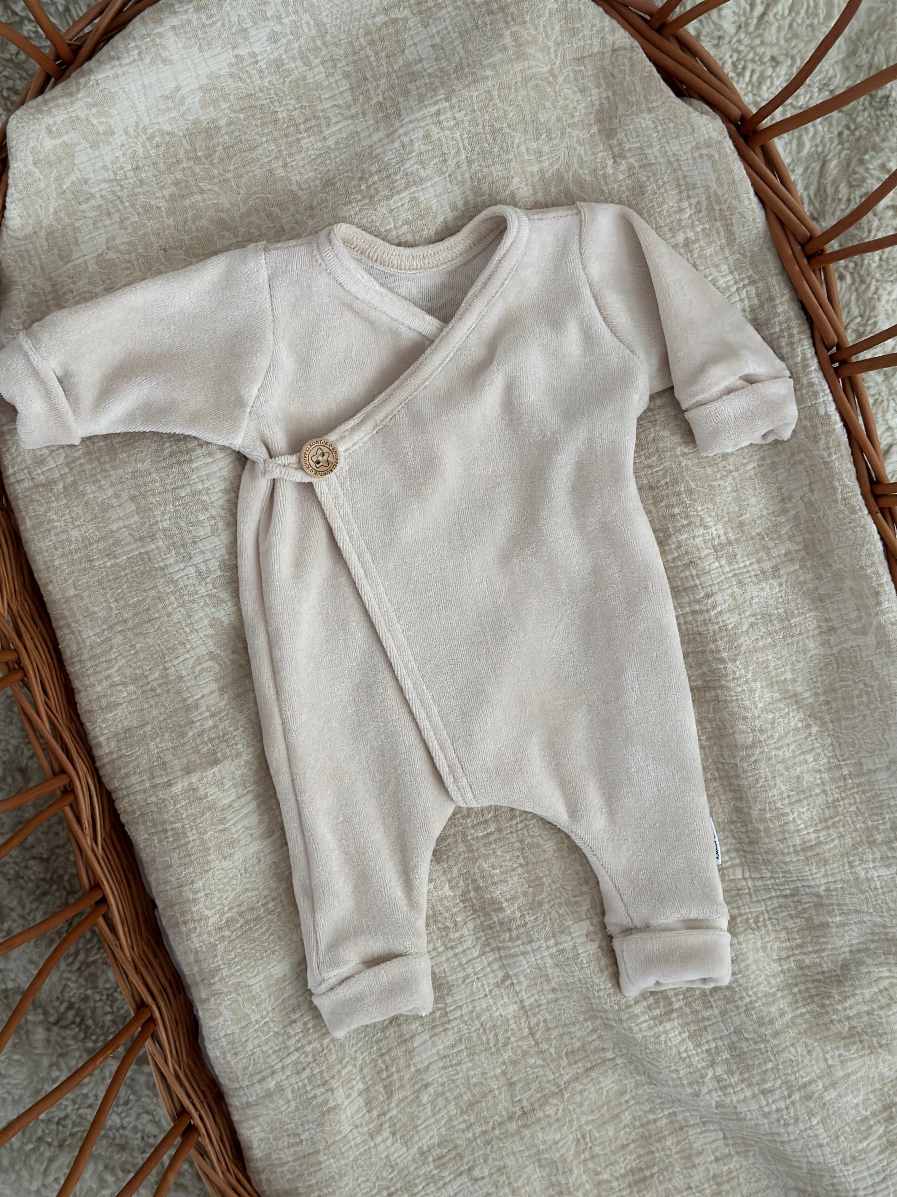 Boxpakje unisex - velours creme - For Your Little Cutie