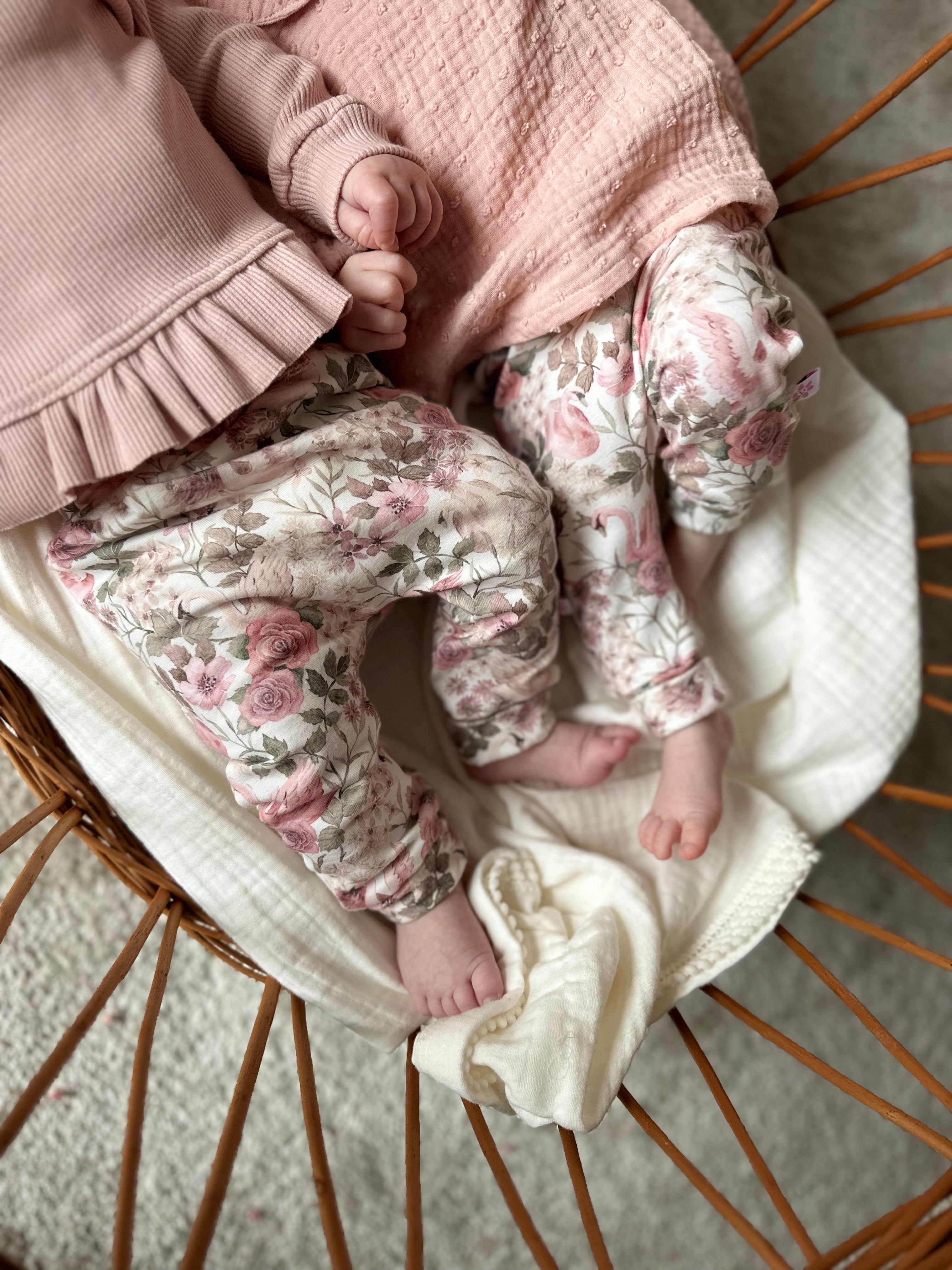 Broekje - Roze zwaan - For Your Little Cutie