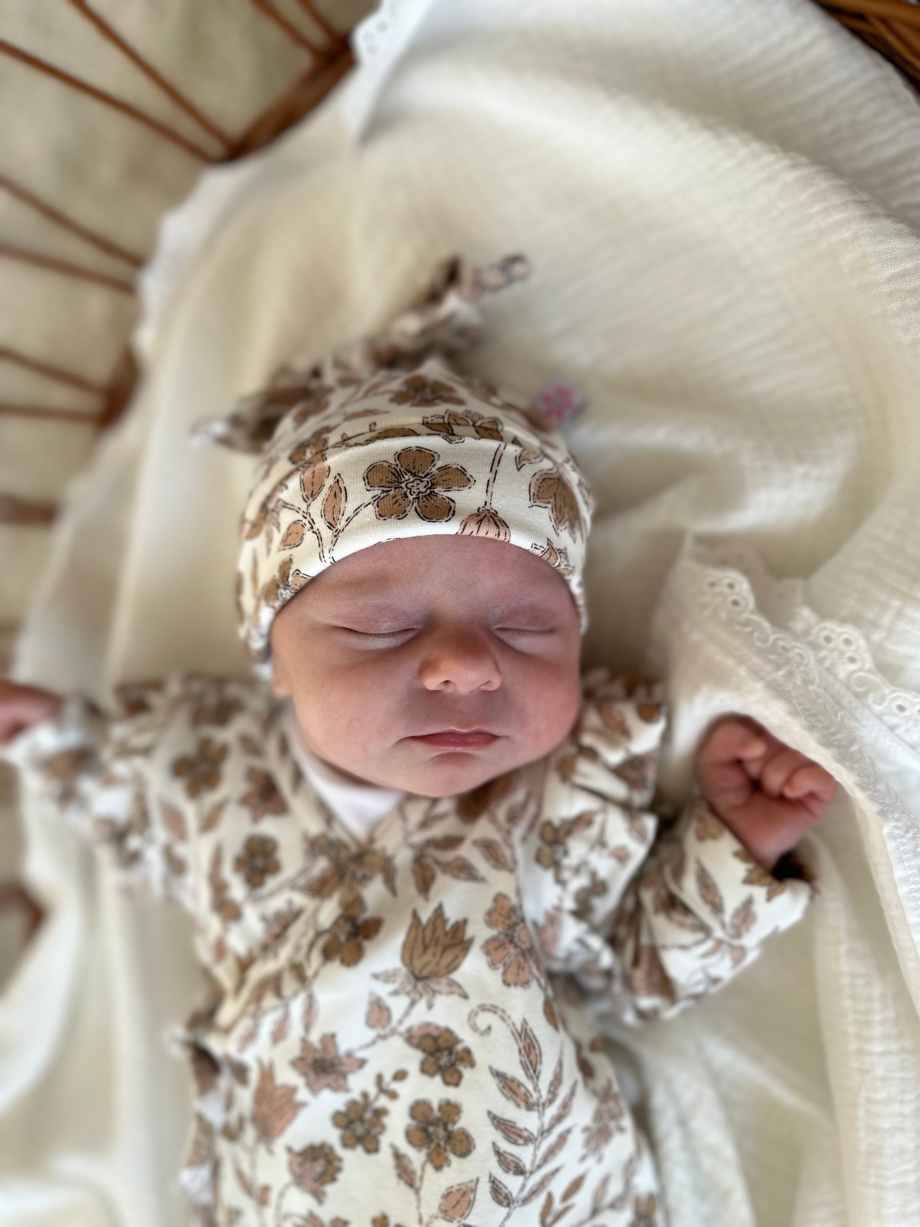 Mutsje strik - Indian flower - For Your Little Cutie