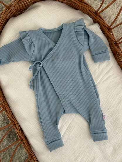 Boxpakje jersey rib - Blauw - For Your Little Cutie
