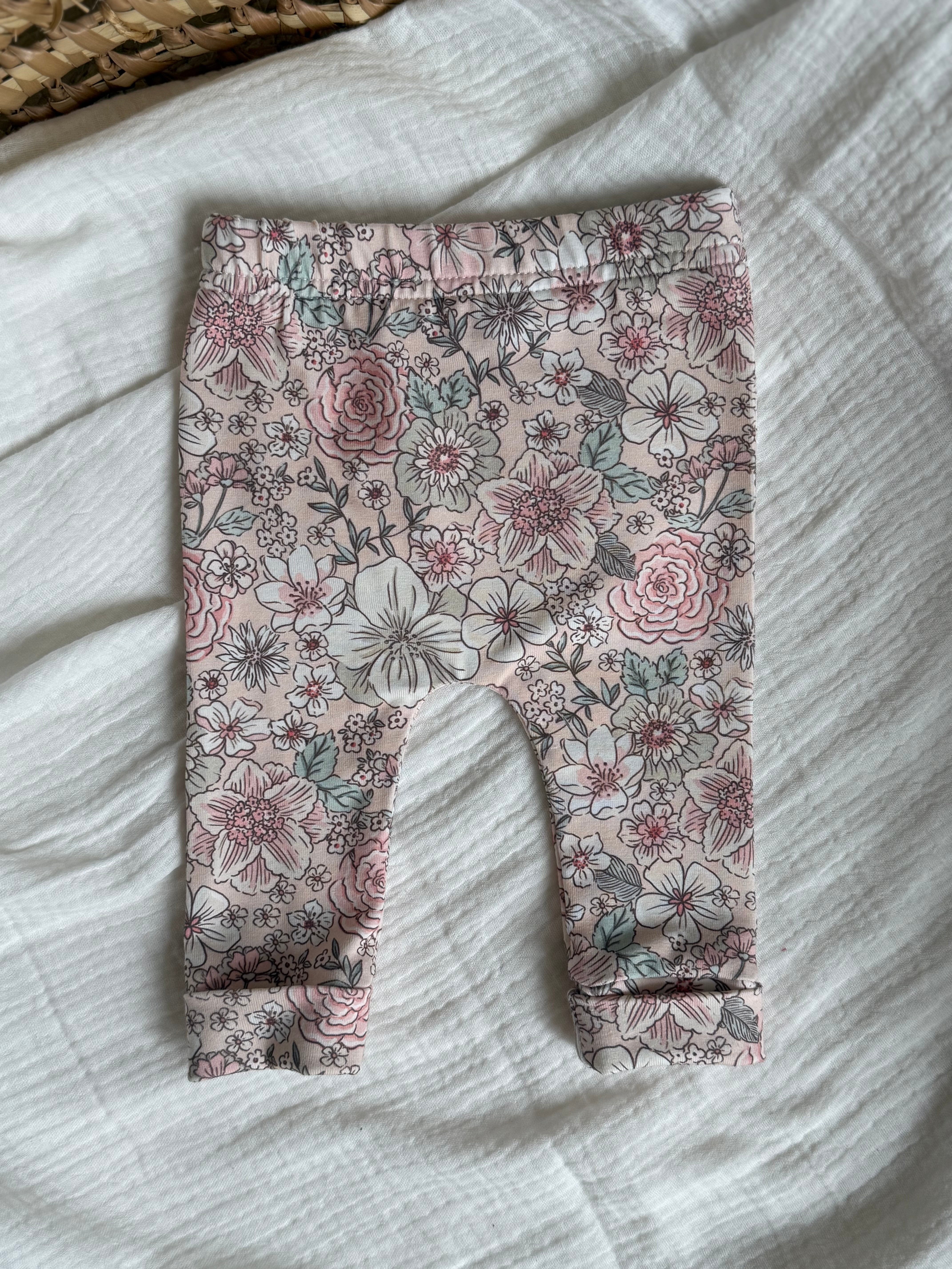 Broekje - Pink Flower - For Your Little Cutie