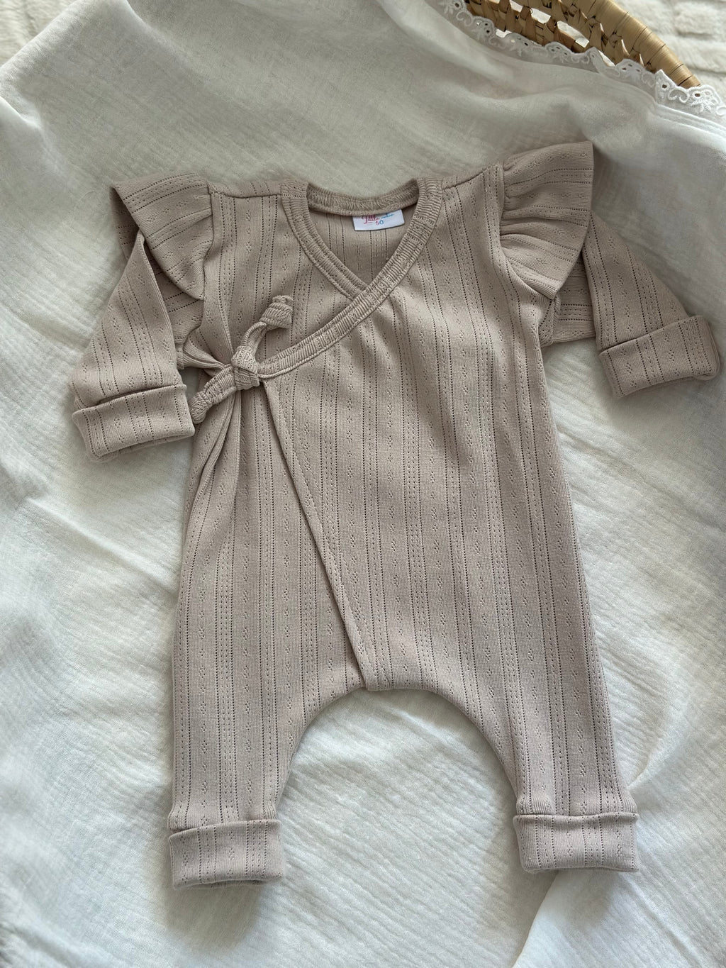 Boxpakje Ruffle - Ajour De Luxe Sand