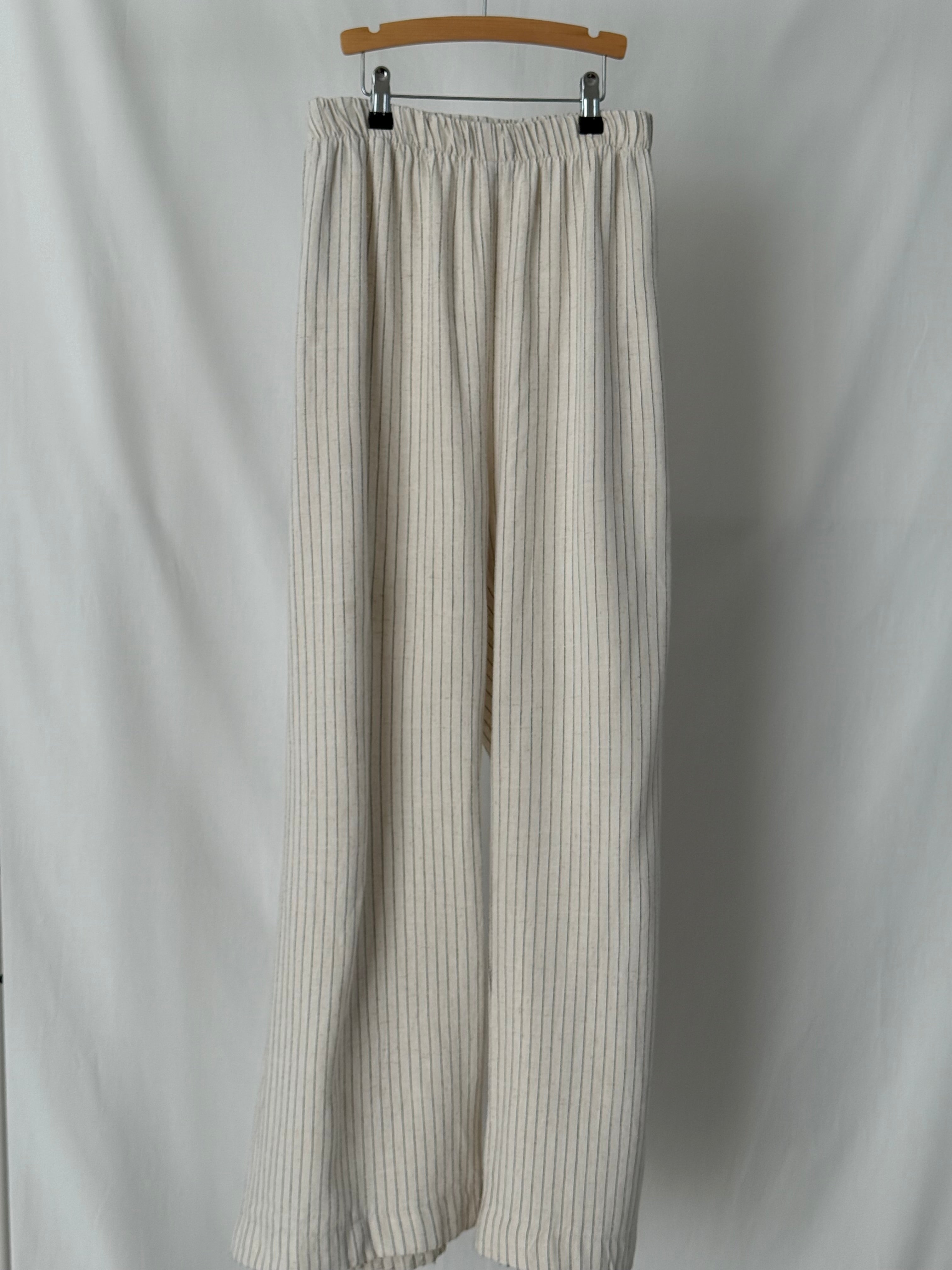 Mama Broek - Linnen Stripe