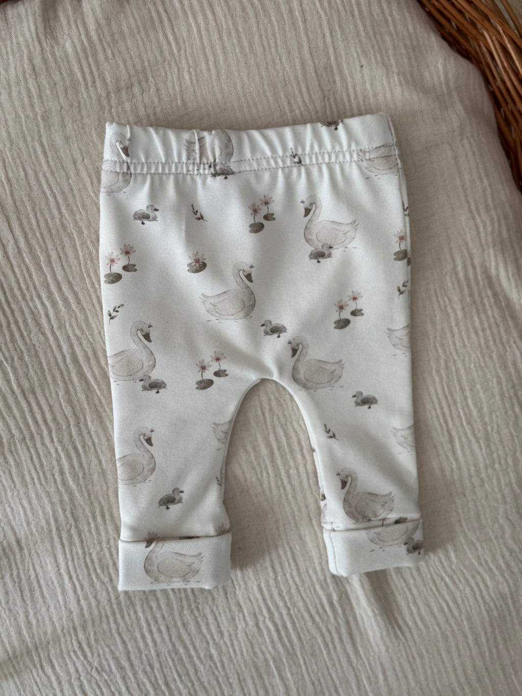 Broekje - White Swann - For Your Little Cutie