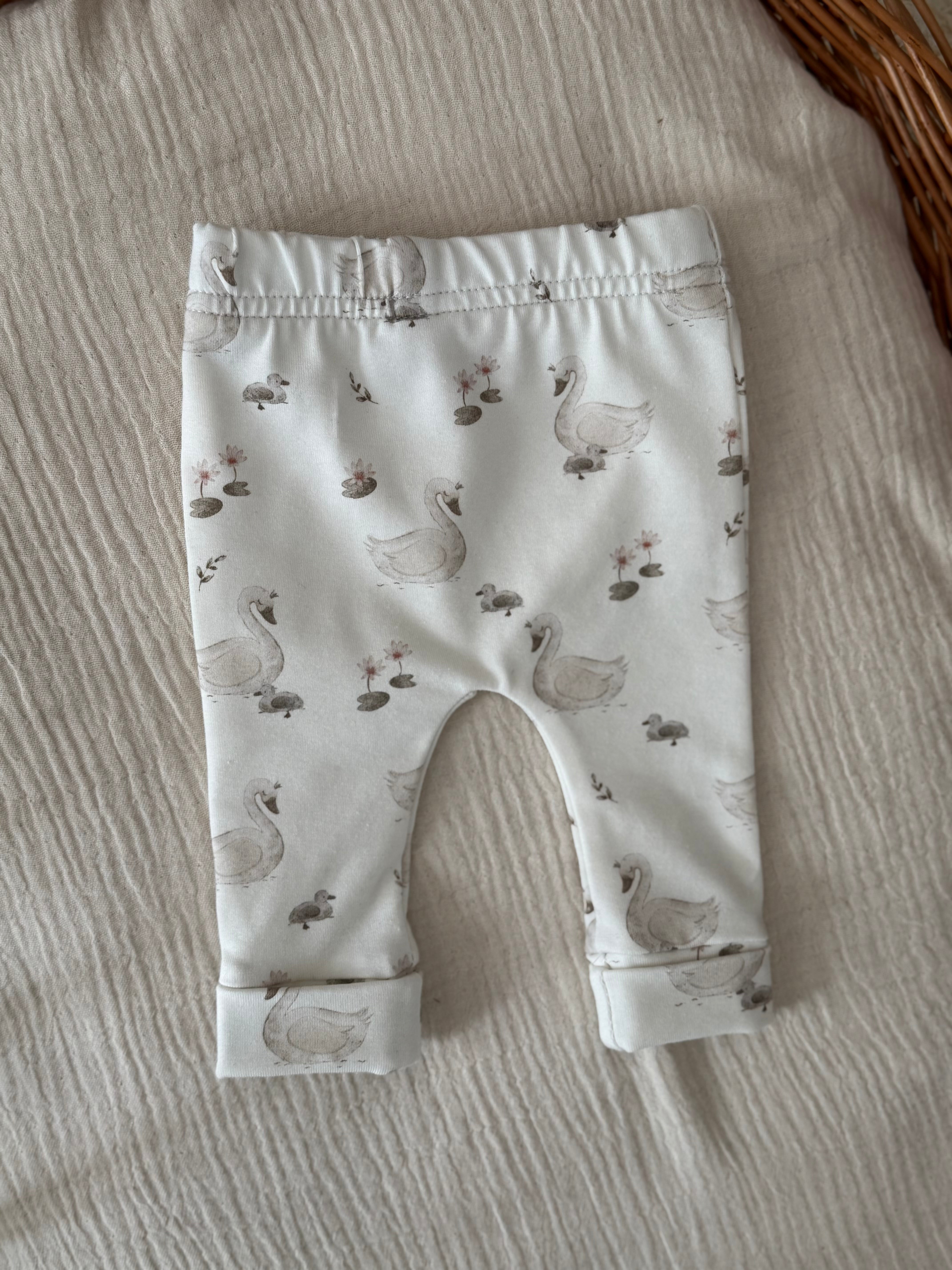 Broekje - White Swann - For Your Little Cutie