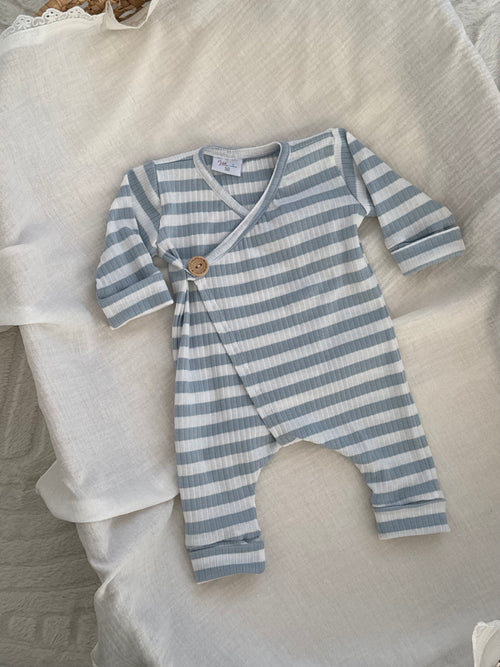 Boxpakje - Dusty Blue Stripe - For Your Little Cutie