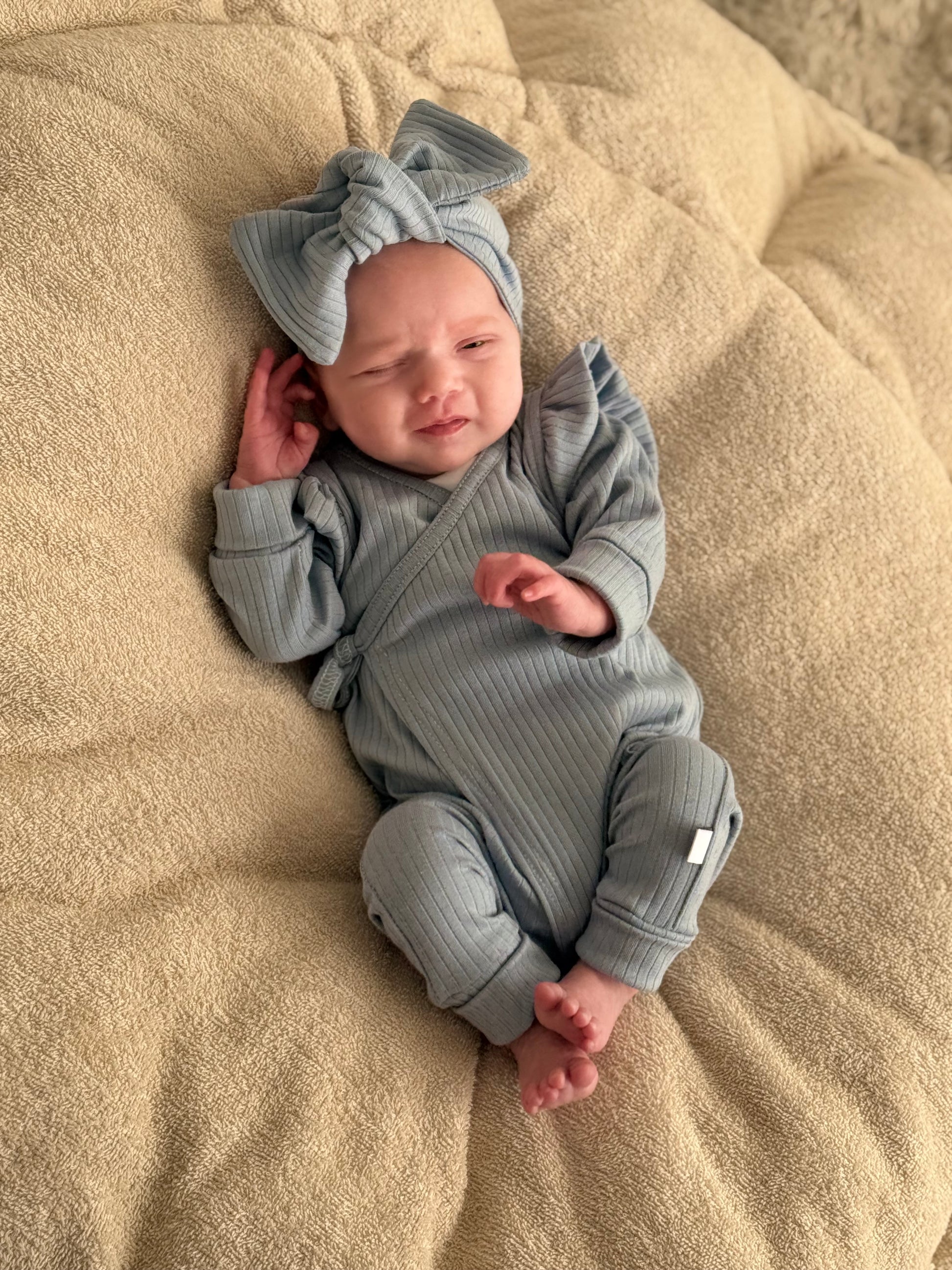 Boxpakje jersey rib - Blauw - For Your Little Cutie