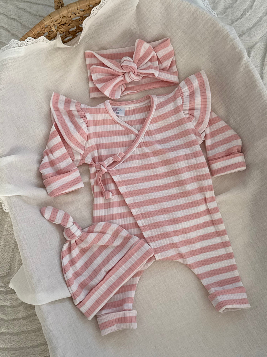 Boxpakje - Roze strip