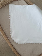 Mousseline Doek - Broderie Off White - For Your Little Cutie