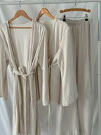 Mama Broek - Linnen Stripe