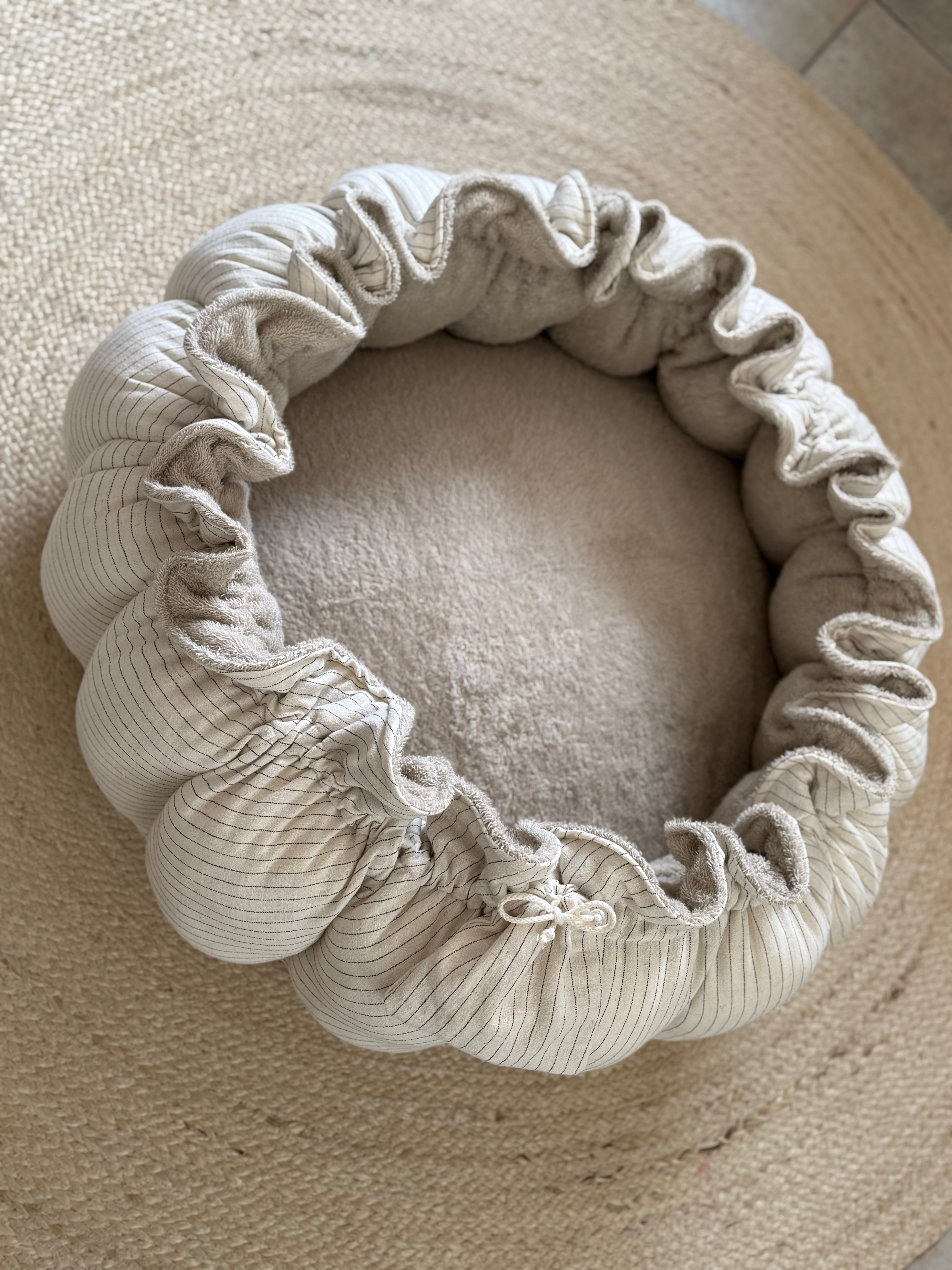 Babynest Dahlia — Linen Strepen - For Your Little Cutie