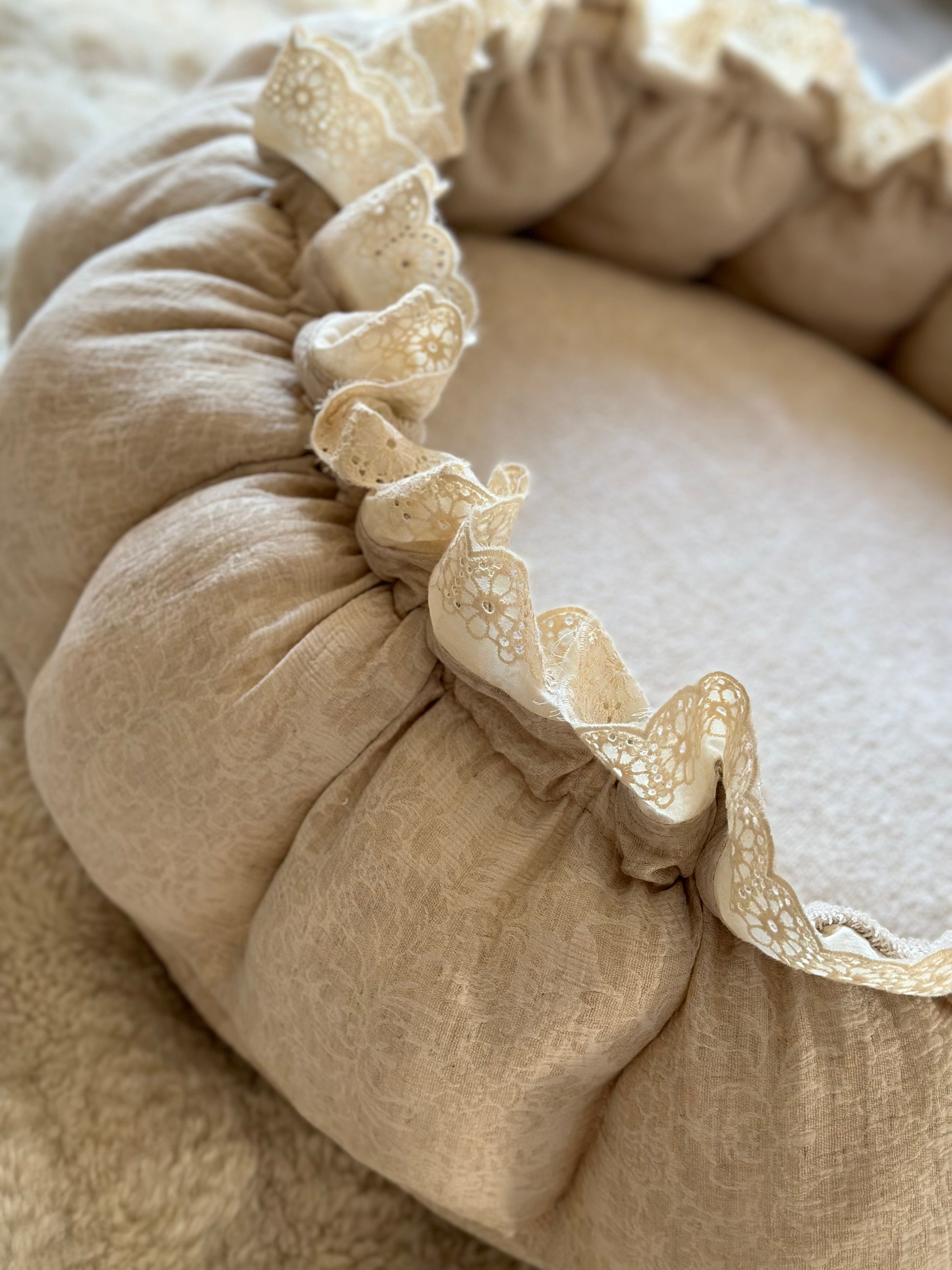 Babynest/speelkleed - Sand flower - For Your Little Cutie