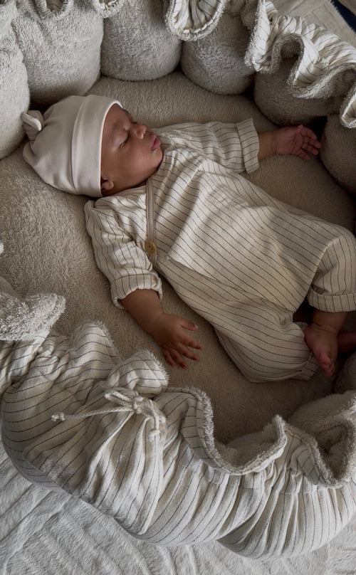 Boxpakje Dahlia —  Linen Strepen - For Your Little Cutie