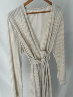 Mama Lounge Vest - Linnen Stripe
