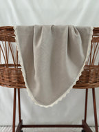 Wikkeldoek Linnen - Broderie Stone