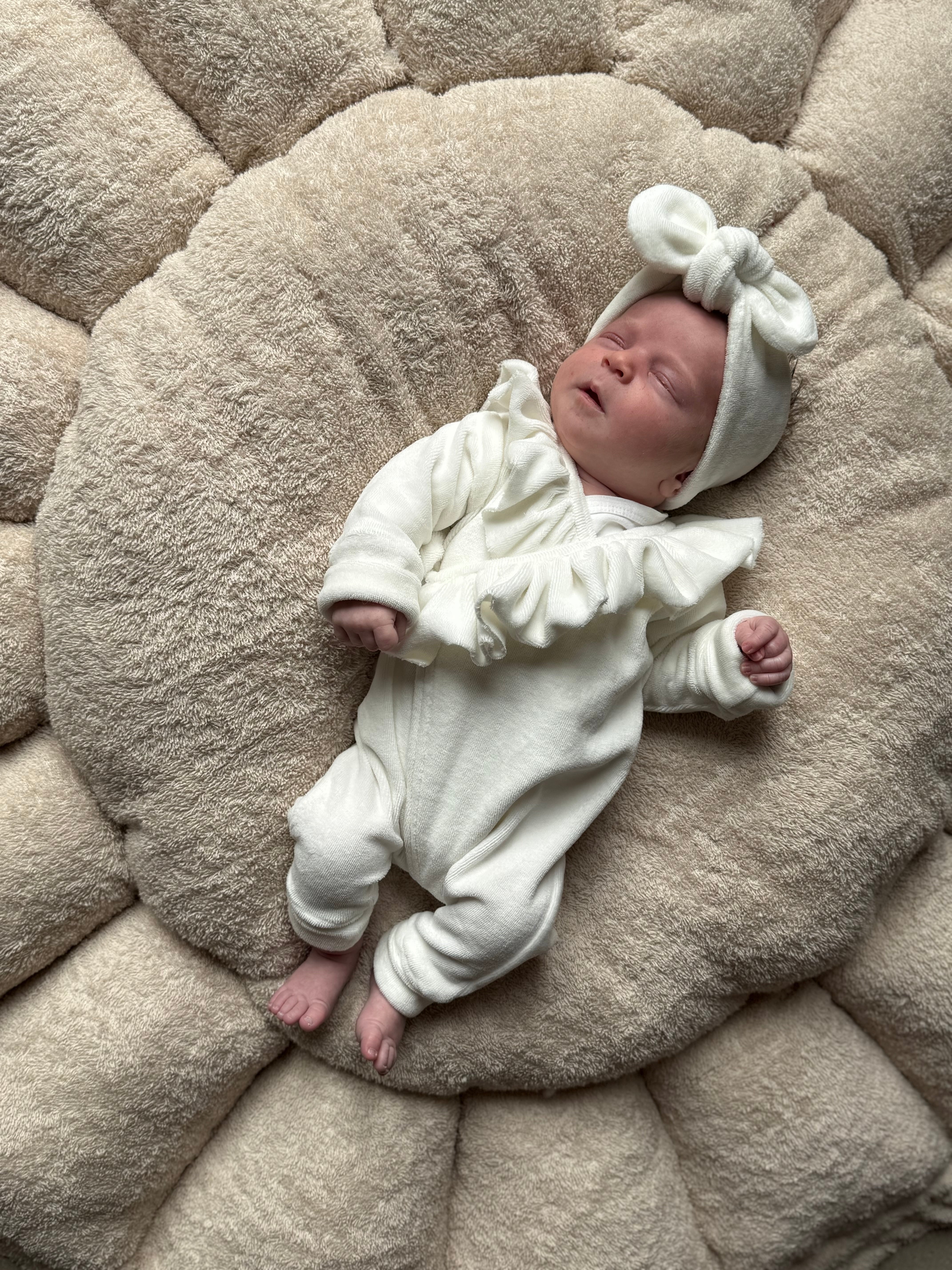 Boxpakje - velours off white - For Your Little Cutie