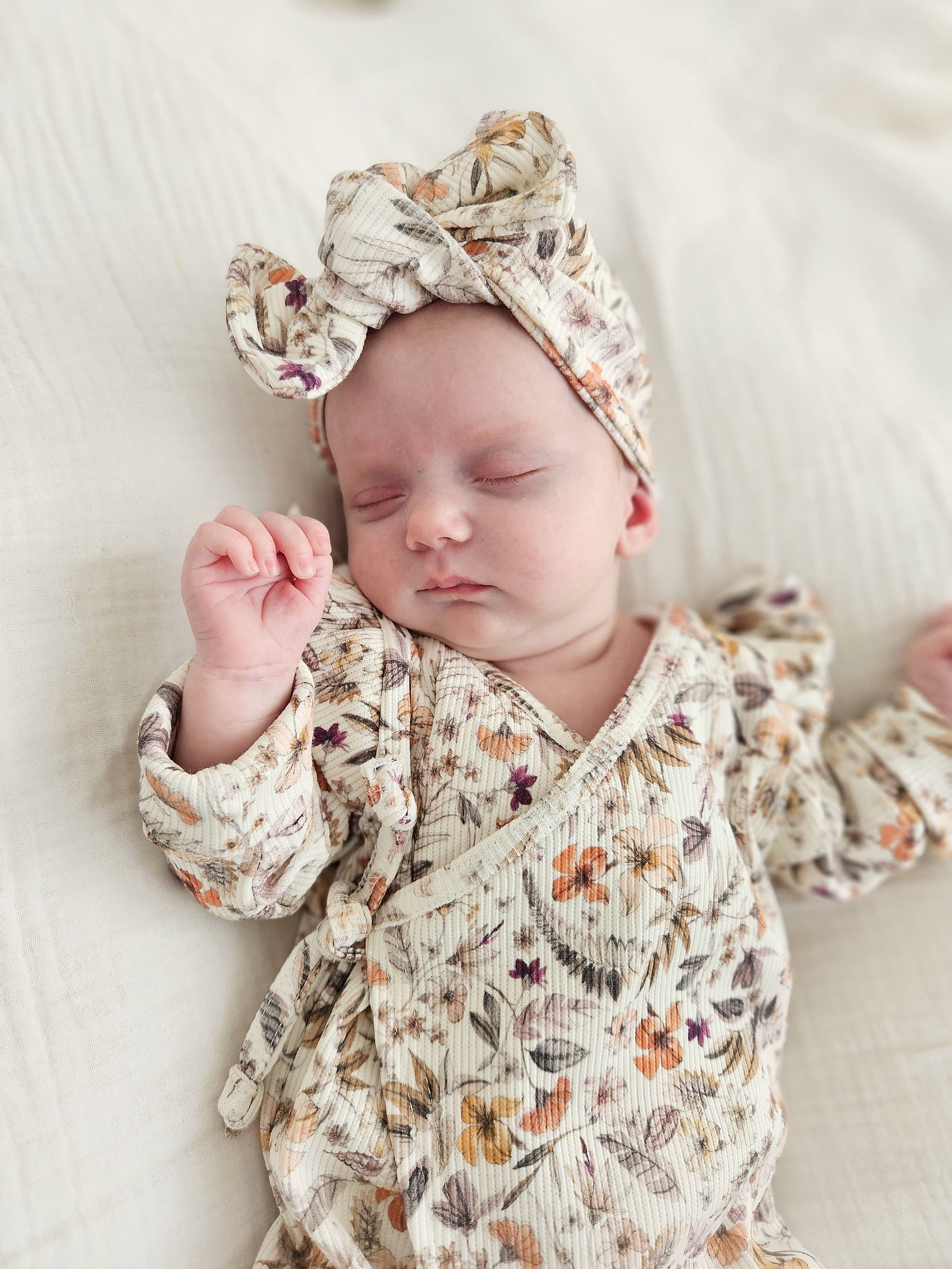 Haarbandje - Botanic flower - For Your Little Cutie