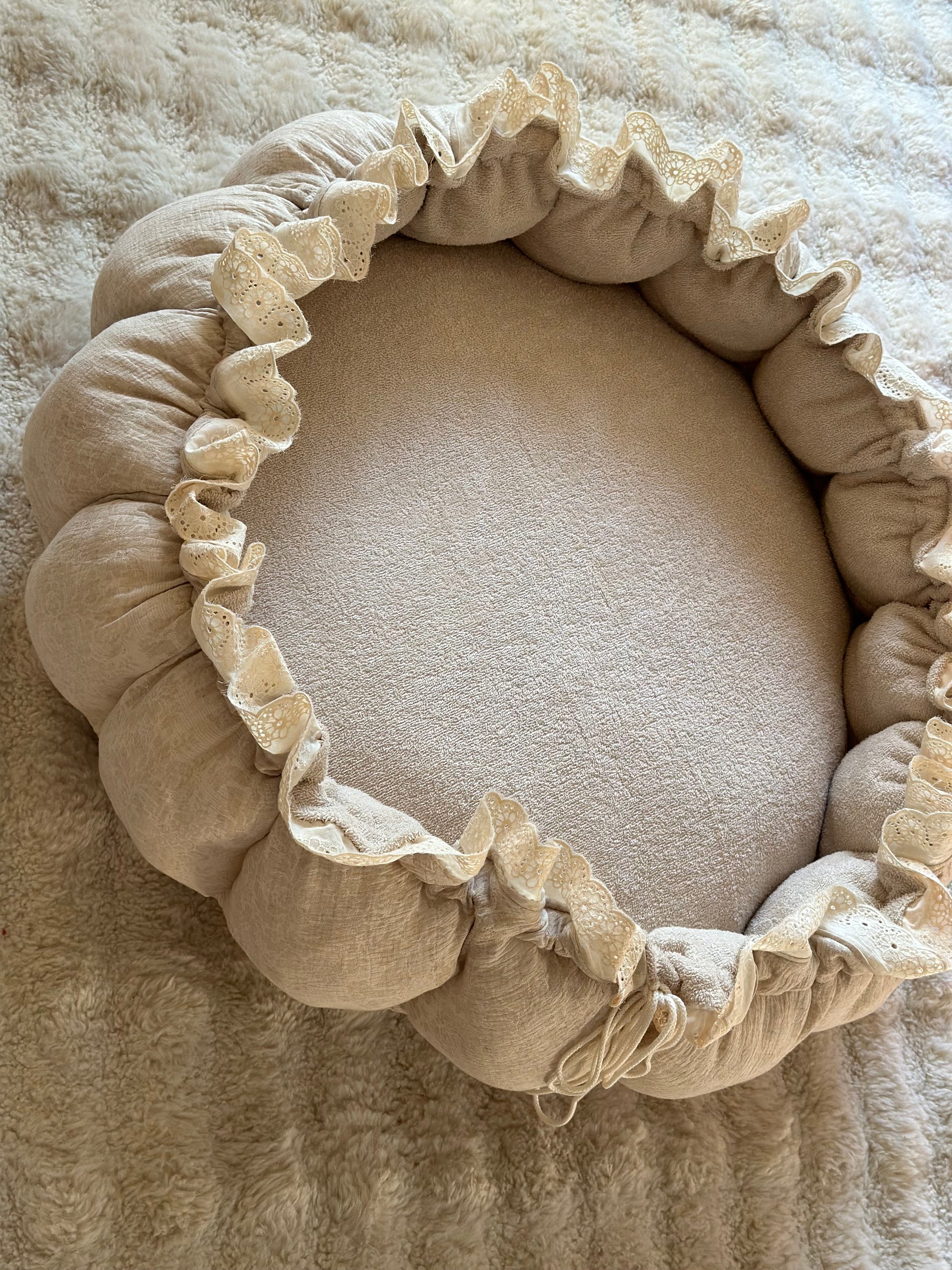 Babynest/speelkleed - Sand flower - For Your Little Cutie