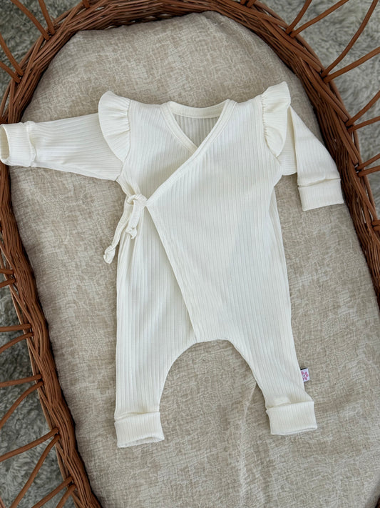 Boxpakje jersey rib - off white - For Your Little Cutie