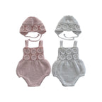 Gehaakt Mutsje Dahlia - Wit/Ecru - For Your Little Cutie