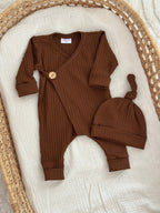 Boxpakje unisex - Rib Walnut