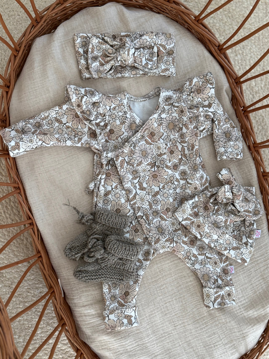 Boxpakje ruffle - retro flower - For Your Little Cutie
