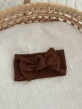 Haarbandje - Rib Walnut