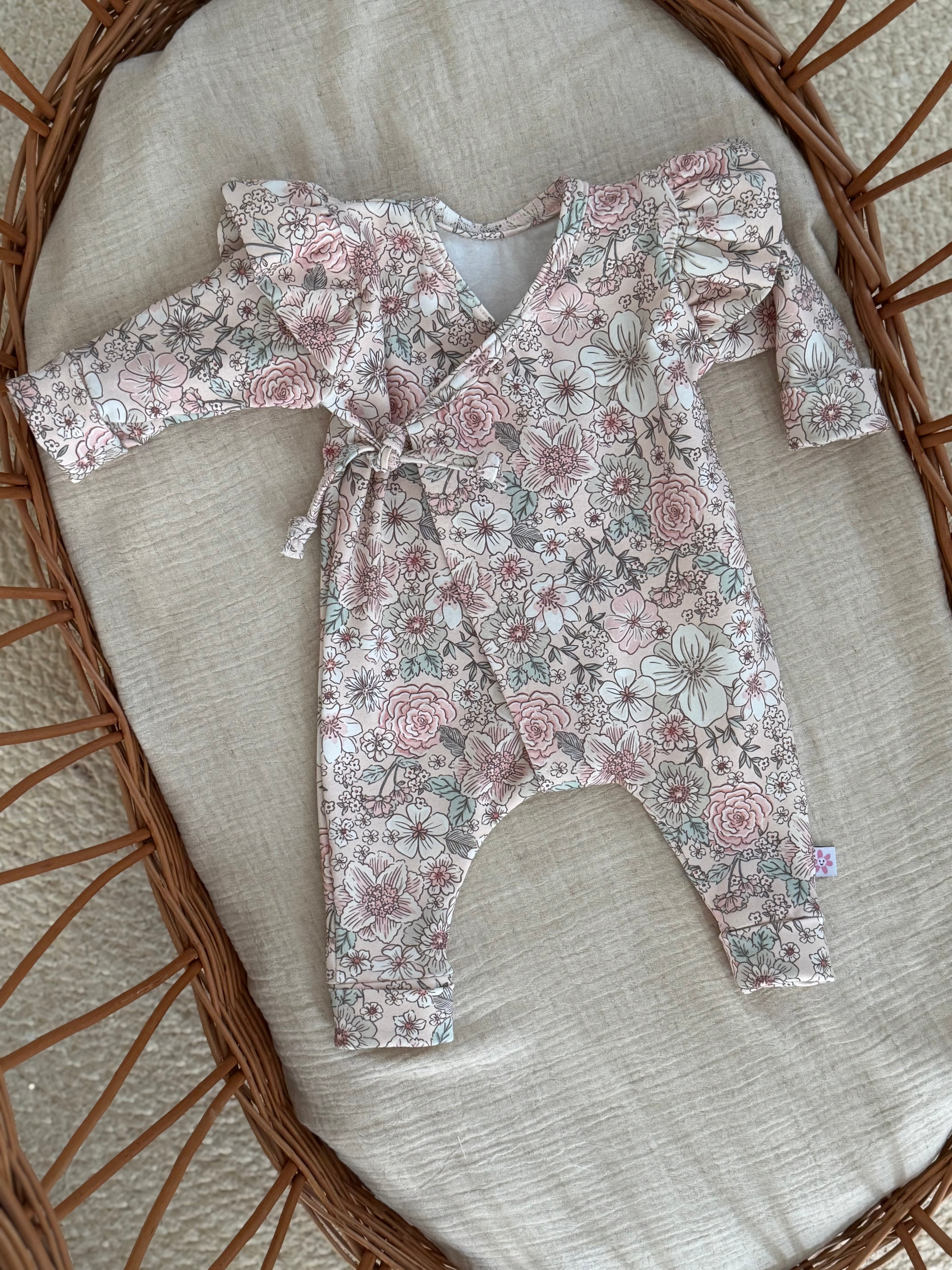 Boxpakje ruffle - pink flower - For Your Little Cutie