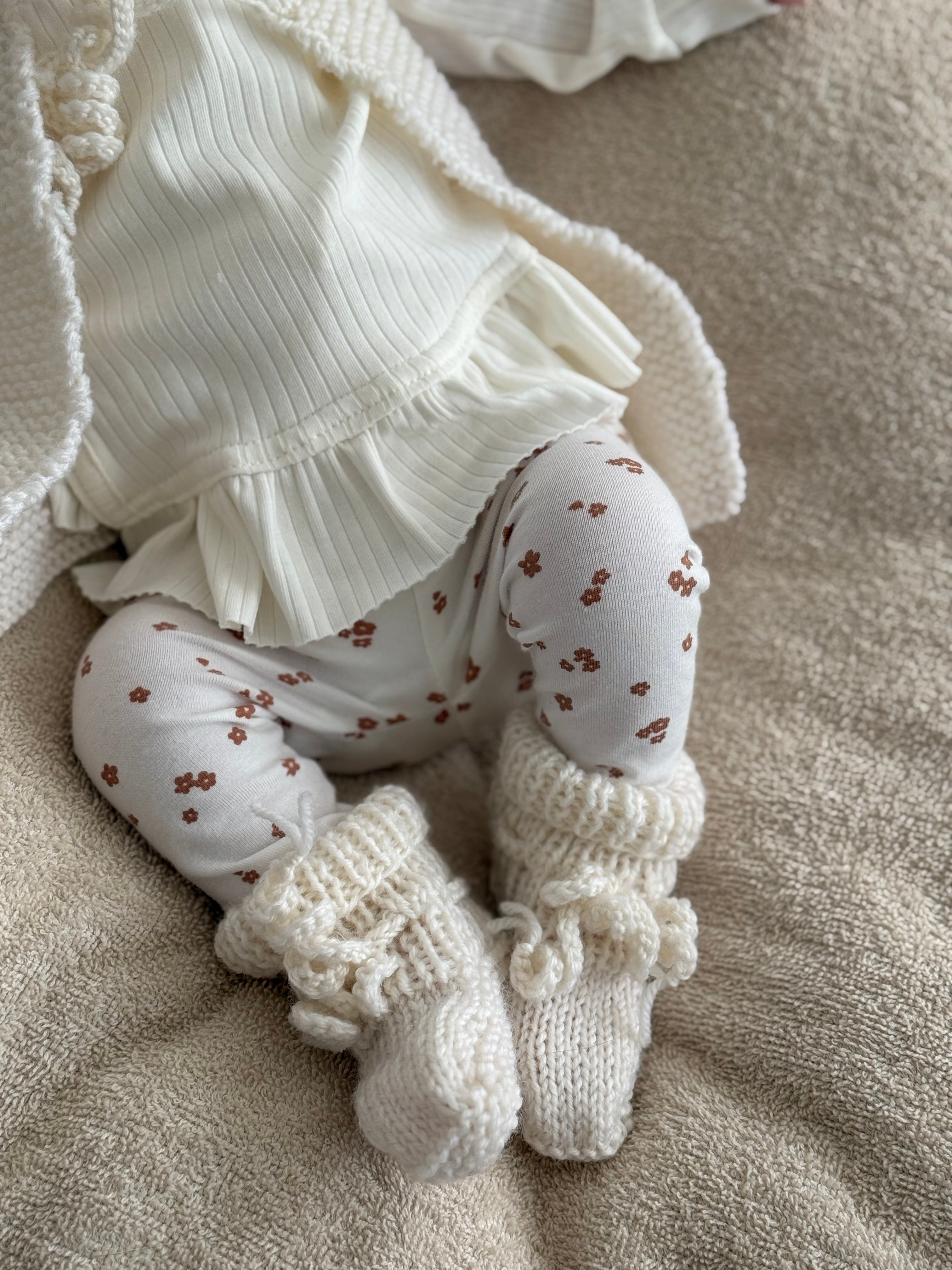 Broekje/legging - cute Flower - For Your Little Cutie