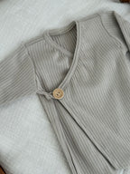 Boxpakje unisex jersey rib - beige - For Your Little Cutie