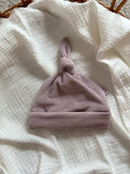Mutsje -  Velours lila - For Your Little Cutie