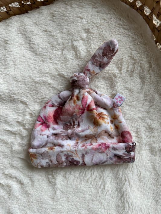 Mutsje - velours flower - For Your Little Cutie