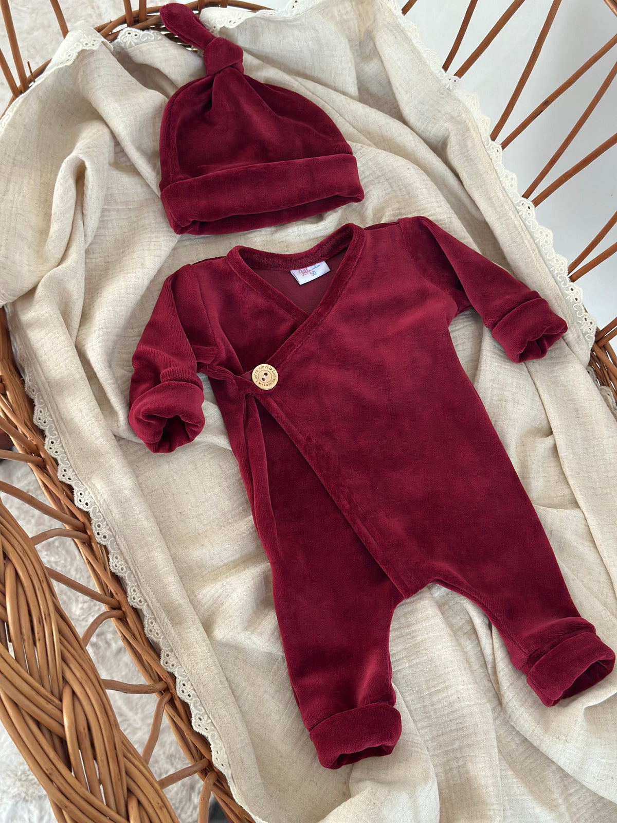 Boxpakje Unisex - Burgundy Velours