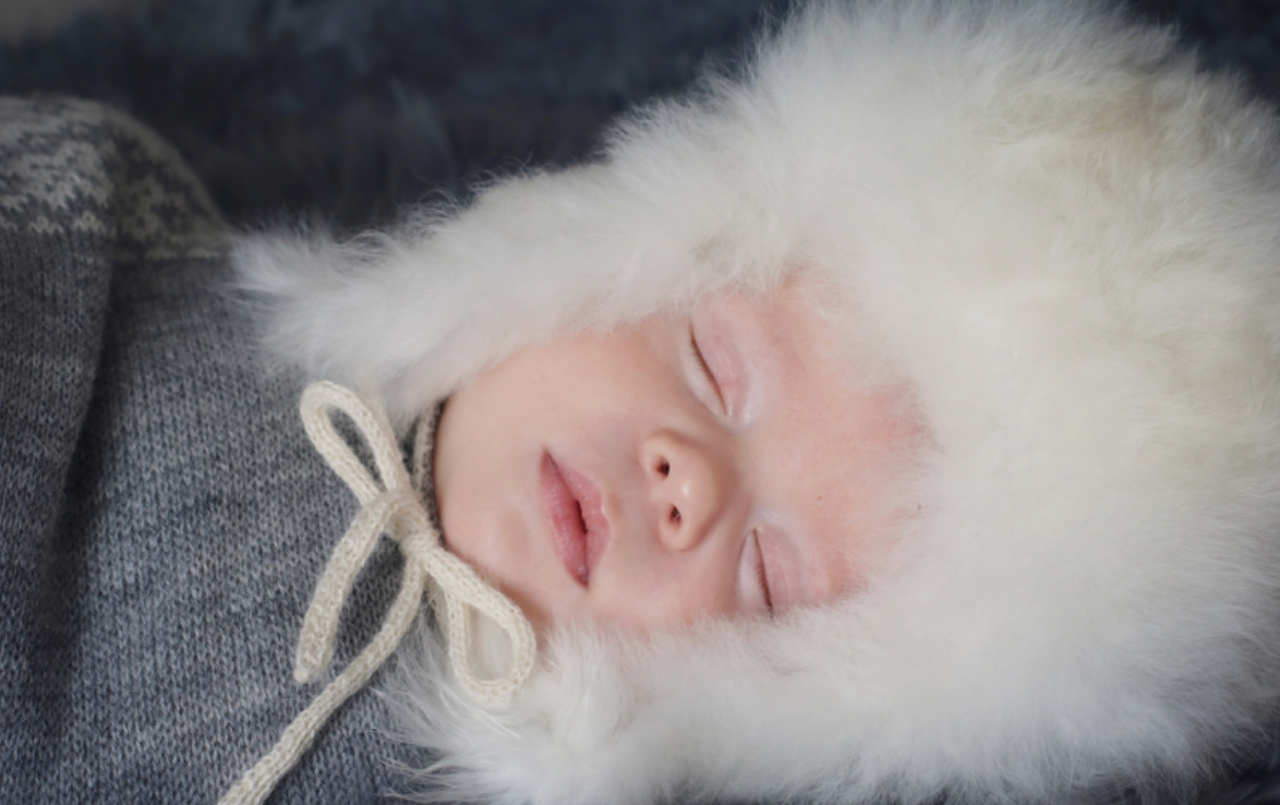Trapper hat alpaca bont - Ivoor - For Your Little Cutie