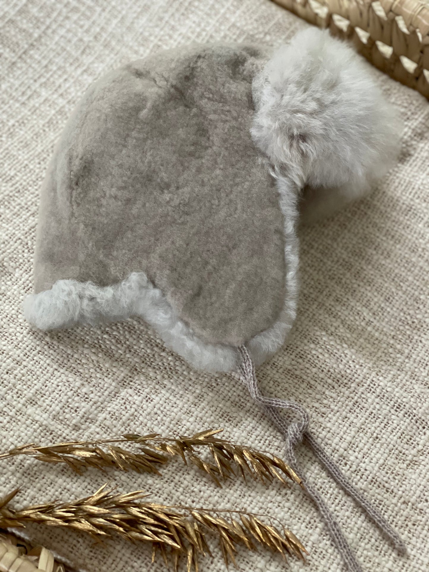 Trapper hat alpaca bont - Oester - For Your Little Cutie